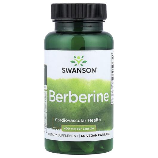Основное фото товара Swanson, Берберин 400 мг, Berberine 400 mg, 60 капсул