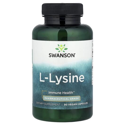 Основное фото товара Swanson, L-Лизин, L-Lysine, 90 капсул