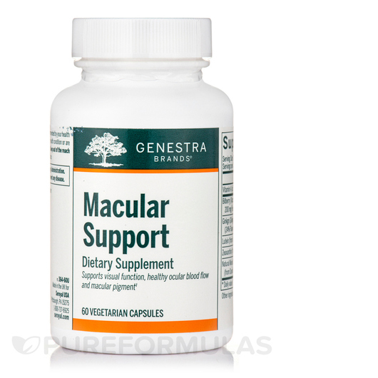 Основное фото товара Genestra, Поддержка здоровья зрения, Macular Support, 60 капсул