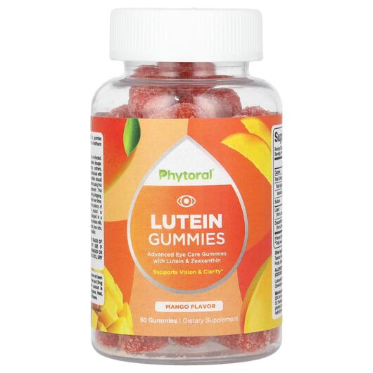 Основное фото товара Phytoral, Лютеин, Lutein Gummies Mango, 60 таблеток