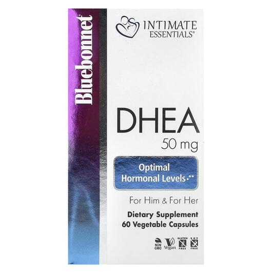 Основное фото товара Дегидроэпиандростерон, Intimate Essentials DHEA 50 mg, 60 капсул