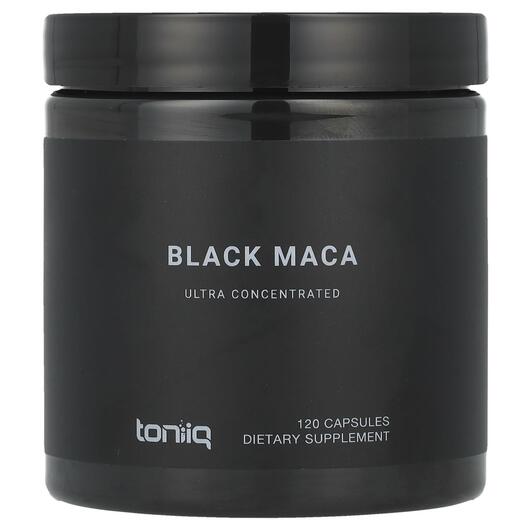 Основное фото товара Toniiq, Мака, Black Maca, 120 капсул