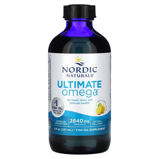 Основное фото товара Nordic Naturals, Ультимейт Омега, Ultimate Omega 2840 mg, 237 мл