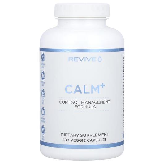 Основное фото товара Revive, Поддержка стресса, Calm+, 180 капсул