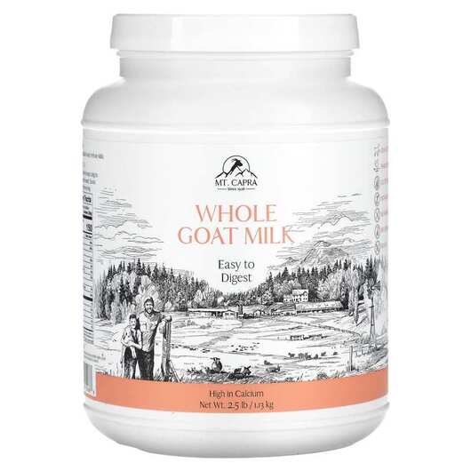Основное фото товара Козье молоко, Whole Goat Milk Powder CapraMilk, 1.13 кг