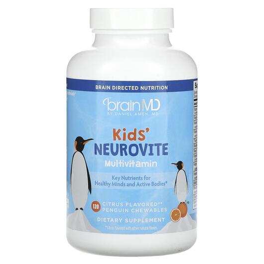 Основное фото товара Kids' Neurovite Multivitamin Citrus, Витамин C, 120 Penguin 