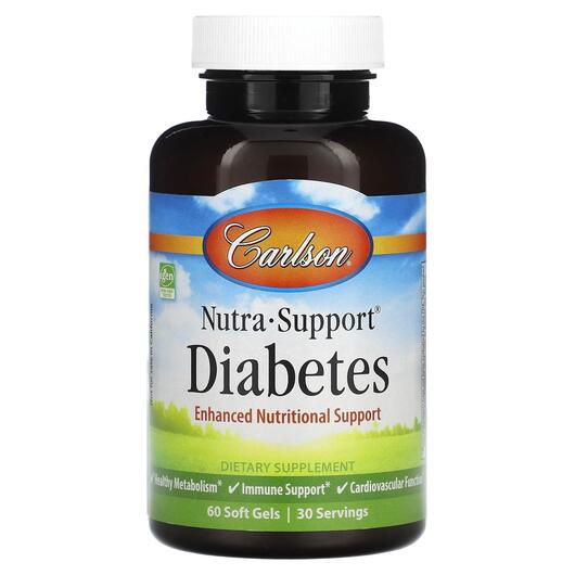 Основное фото товара Carlson, Комплекс для диабетиков, Diabetes, 60 капсул