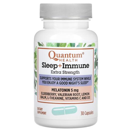 Основное фото товара Мелатонин, Extra Strength Melatonin Sleep + Immune, 30 капсул