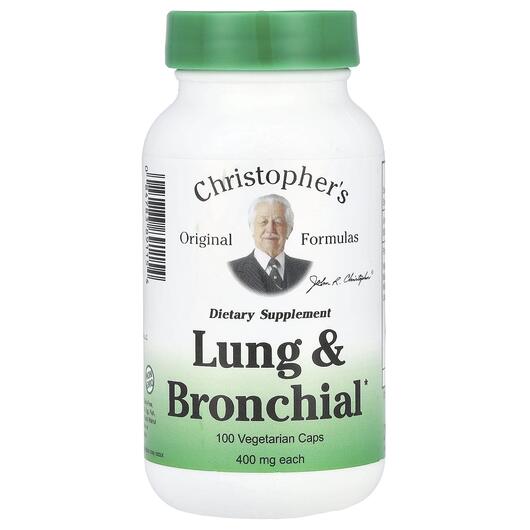 Основне фото товара Lung & Bronchial 425 mg, Підтримка органів дихання, 100 капсу