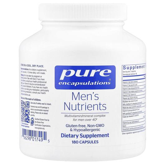 Основное фото товара Витамины для мужчин, Men's Nutrients, 180 капсул