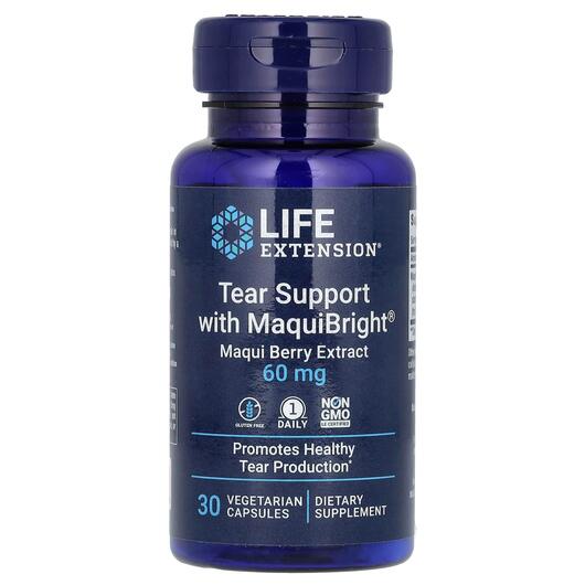 Основное фото товара Увлажнение глаз, Tear Support with MaquiBright, 30 капсул