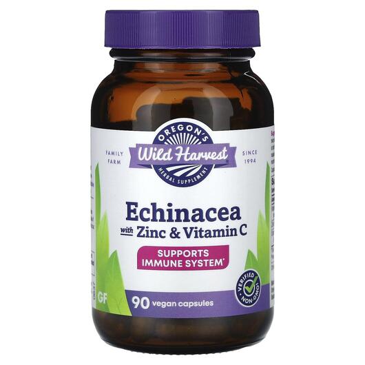 Основное фото товара Эхинацея с Цинком, Echinacea with Zinc and C, 90 капсул