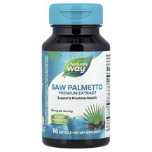 Пальмето Saw Palmetto Standardized Nature's Way 60 капсул