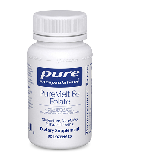 Основное фото товара Pure Encapsulations, Метилфолат, PureMelt B12 Folate, 90 таблеток