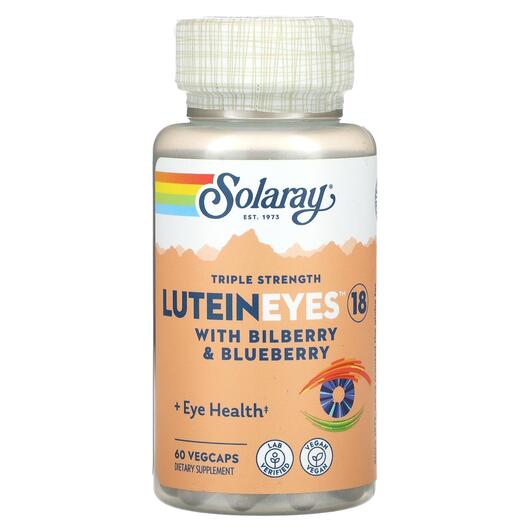 Основное фото товара LuteinEyes 18 With Bilberry & Blueberry Triple Strength, Люте