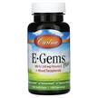 Витамин E Токоферолы, E-Gems Plus 400 IU 268 mg, 100 капсул