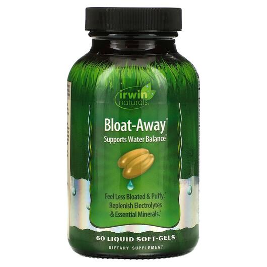 Основное фото товара Irwin Naturals, Облегчение вздутия, Bloat-Away, 60 капсул