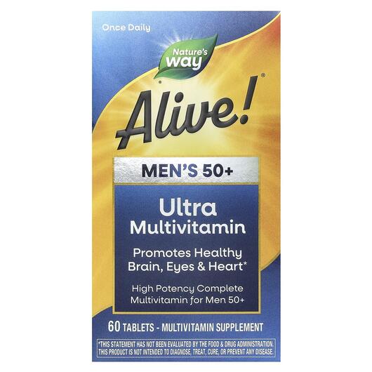 Основное фото товара Men's 50+ Ultra Potency, Мультивитамины для мужчин 50+, 60 т