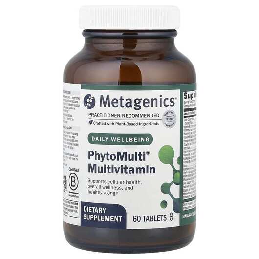 Основное фото товара Metagenics, Мультивитамины, PhytoMulti, 60 таблеток