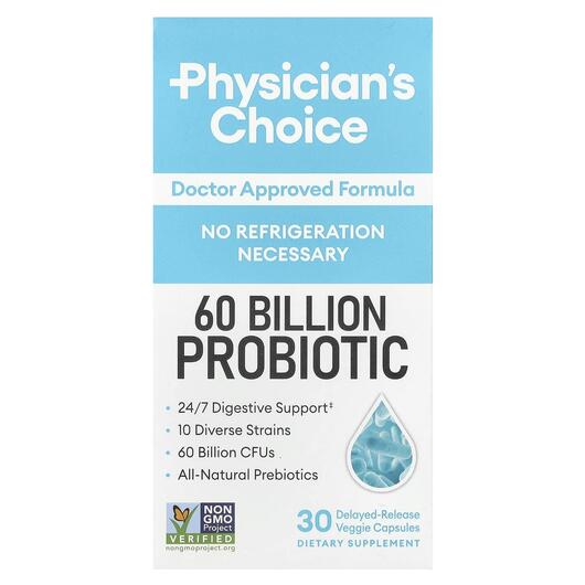 Основное фото товара Physician's Choice, Пробиотики, 60 Billion Probiotic, 30 кап