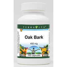 Кора дубу Oak Bark 450 mg TerraVita 100 капсул Кора дубу Oak Bark 450 mg TerraVita 100 капсул
