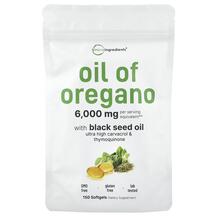 Oil of Oregano Масло орегано Micro Ingredients 150 капсул