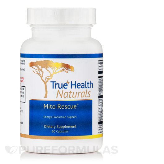 Основное фото товара True Healing Naturals, Митохондрии, Mito Rescue, 60 капсул