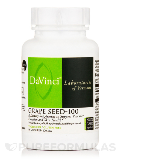 Основное фото товара Экстракт виноградных косточек, Grape Seed-100, 90 капсул