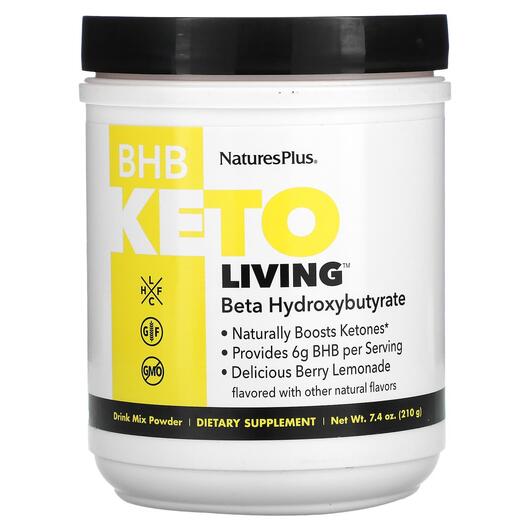 Основное фото товара Контроль веса, BHB Keto Living Berry Lemonade, 210 г