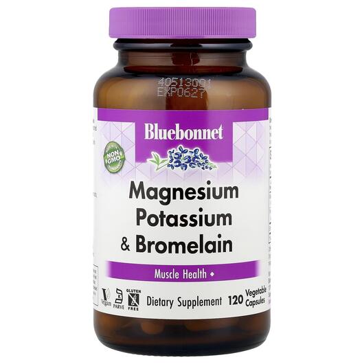 Основное фото товара Магний Калий, Magnesium Potassium, 120 капсул