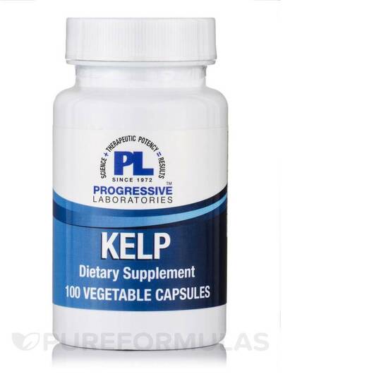 Основное фото товара Progressive Labs, Ламинария, Kelp, 100 капсул