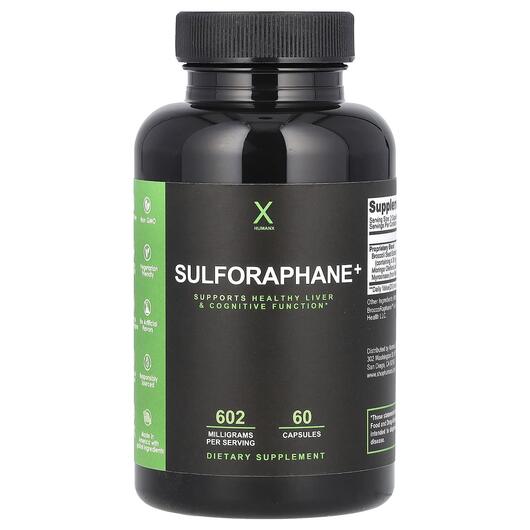 Основное фото товара HumanX, Сульфорафан, Sulforaphane+ 602 mg, 60 капсул