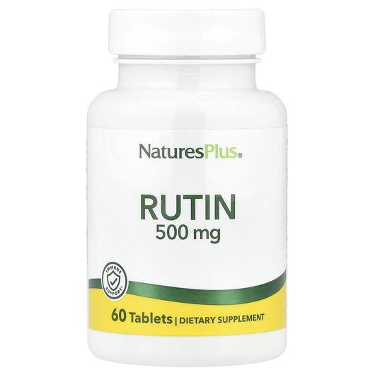 Основное фото товара Natures Plus, Рутин 500 мг, Rutin 500 mg 60, 60 таблеток