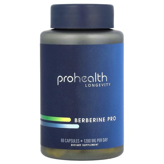 Основное фото товара ProHealth Longevity, Берберин, Berberine Pro 1200 mg, 60 капсул