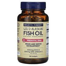 Wild Alaskan Fish Oil Prenatal DHA 600 mg ДГК