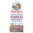 Фото товару Megadose Vitamin D3 Organic Liquid Drops Pineapple, Вітамін D3, 3