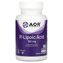 R-Ліпоєва кислота R-Lipoic Acid 150 mg AOR 90 капсул R-Ліпоєва кислота R-Lipoic Acid 150 mg AOR 90 капсул