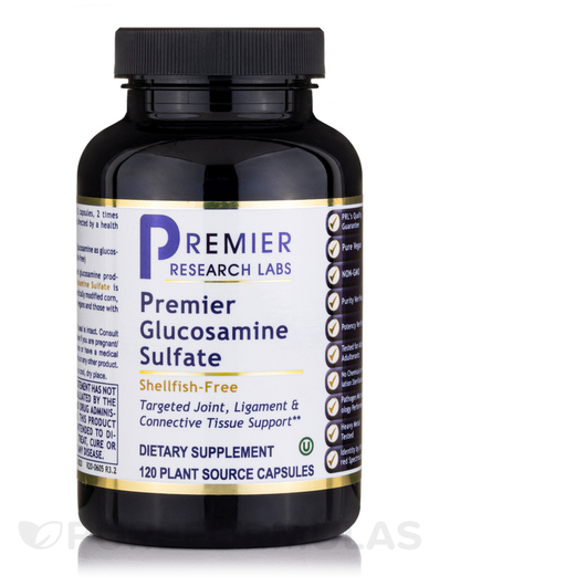 Основное фото товара Глюкозамин Сульфат, Premier Glucosamine Sulfate, 120 капсул