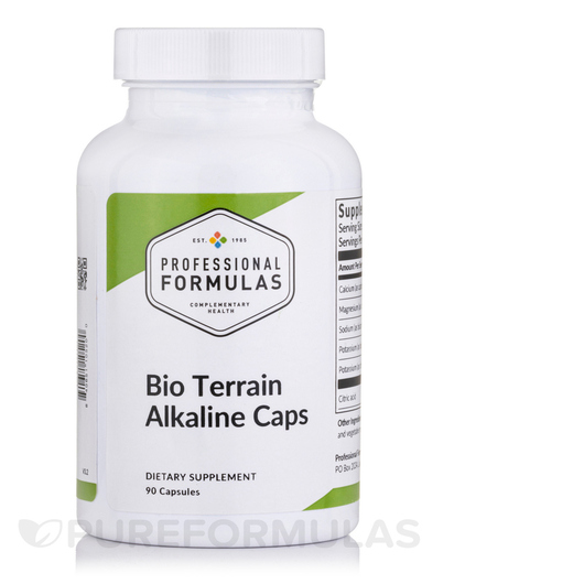 Основное фото товара Баланс уровня pH, Bio Terrain Alkaline Caps, 90 капсул