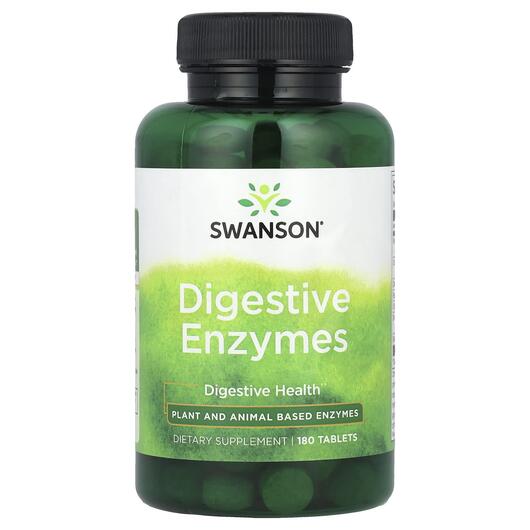 Основное фото товара Swanson, Пробиотики, Digestive Enzymes, 180 таблеток