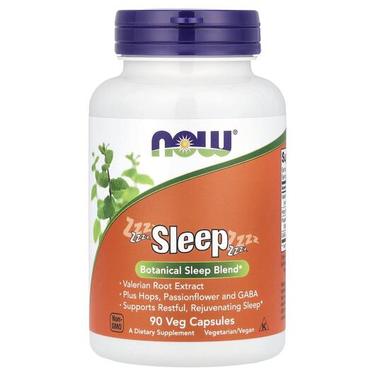 Основное фото товара NOW, Экстракт корня валерианы, Sleep Botanical, 90 капсул