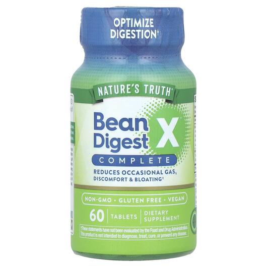 Основное фото товара Nature's Truth, Ферменты, Bean Digest X Complete, 60 таблето