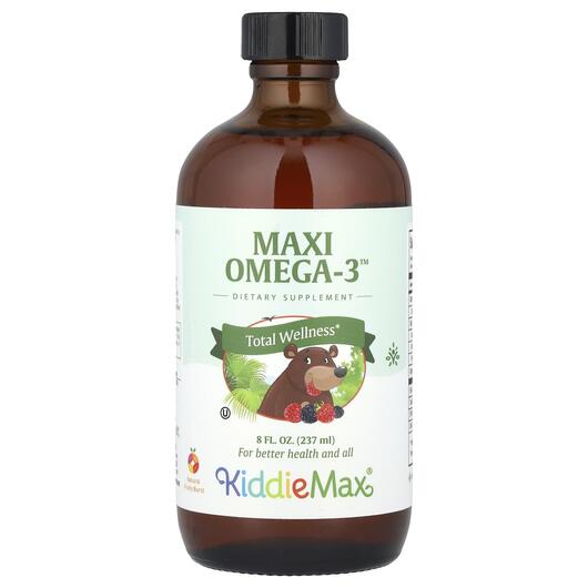 Основное фото товара Омега 3, KiddieMax Maxi Omega-3 Natural Fruity Burst, 237 мл