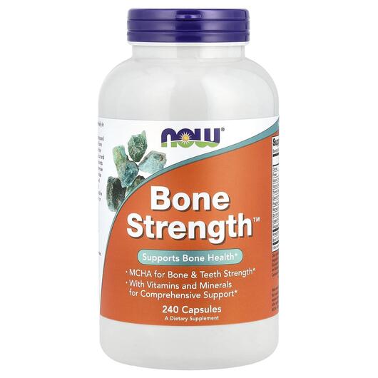 Основное фото товара NOW, Поддержка костей, Bone Strength, 240 капсул