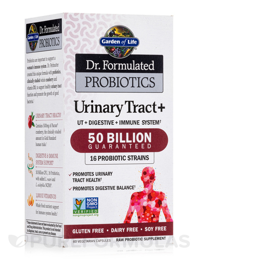 Основне фото товара Dr. Formulated Probiotics Urinary Tract+, Пробіотики, 60 капсул