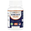 Борная кислота, Boric Acid 600 mg, 60 Vaginal Suppositories