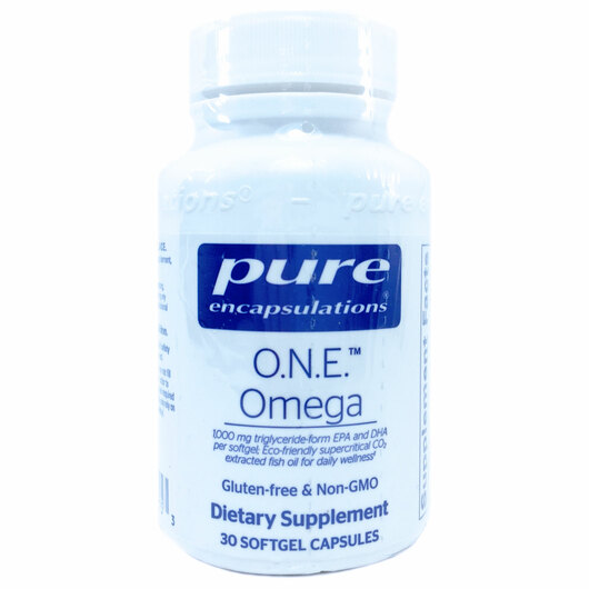 Основное фото товара Pure Encapsulations, Омега-3 1000 мг, O.N.E. Omega, 30 капсул