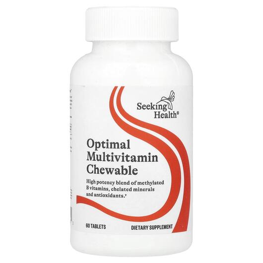 Основное фото товара Мультивитамины, Optimal Multivitamin Chewable, 60 таблеток