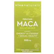 Peruvian Maca Gelatinized 500 mg Мака Viva Naturals