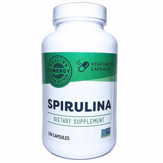 Основное фото товара Vimergy, Спирулина, Spirulina, 180 капсул